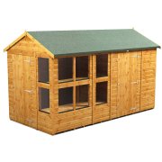 Power 12x6 Apex Combined Potting Shed with 6ft Storage Section